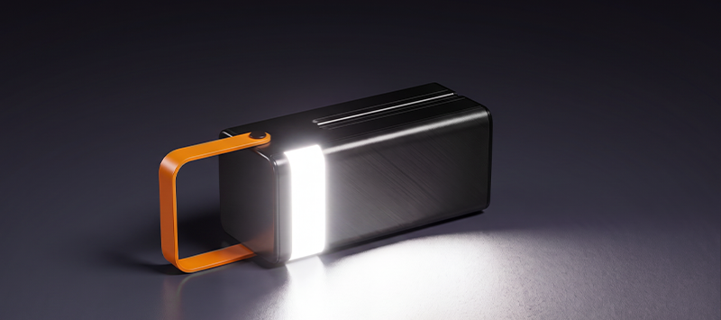 Lampe torche LED d'urgence