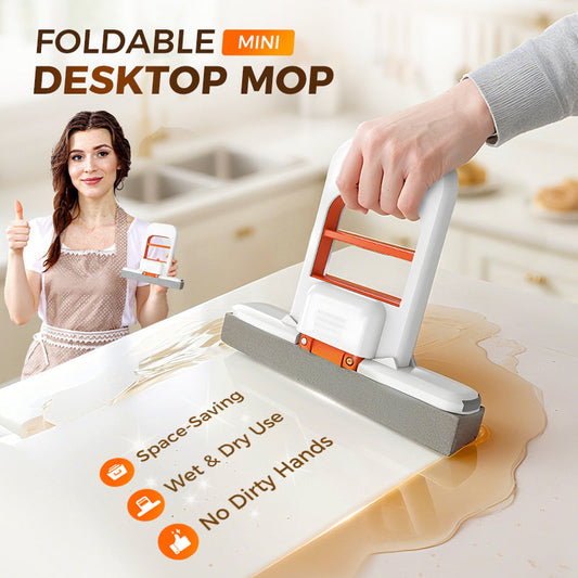🔥 -50 % !! 📢⏰ Mini balai-serpillière portable à essorage automatique – Nettoyage compact sans se mouiller les mains ✨