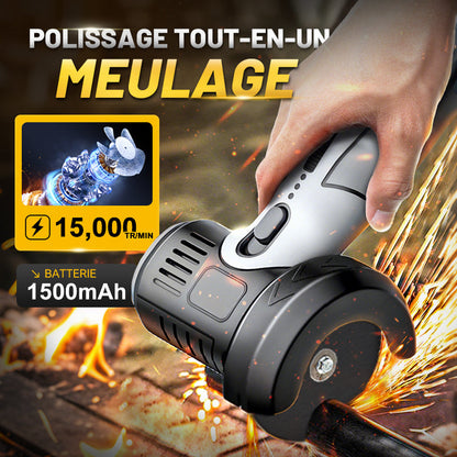 📢📢50% DE RÉDUCTION !! ⏰12V Mini broyeur à angle avec disque de coupe🧰