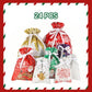 🎁Sacs cadeaux de Noël avec cordon de serrage🎀