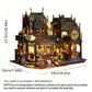 🏰Puzzle 3D en Bois, Puzzle Artisanal en Bois, Kit Book Nook DIY 1 Ensemble, Kit Modèle DIY, Décoration de Bureau 3D, Kit Modèle DIY pour Décoration d'Étagère, Artisanat