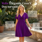 👗✨ PROMO LIMITÉE 50% ! Robe Femme en V à Devant Bouclé – Tissu Fluide Doux, Poches Latérales, Coupe Large, 4 Couleurs, Taille XL-5XL, Parfaite pour Toutes Occasions 🌺
