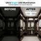 🌀💡Ventilateur de plafond avec éclairage LED 2-en-1 – Double système de refroidissement, ultra-lumineux, installation sans outils