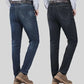 😎Nouvelle Arrivée👖Jean Homme Taille Haute Élastique Coupe Droite