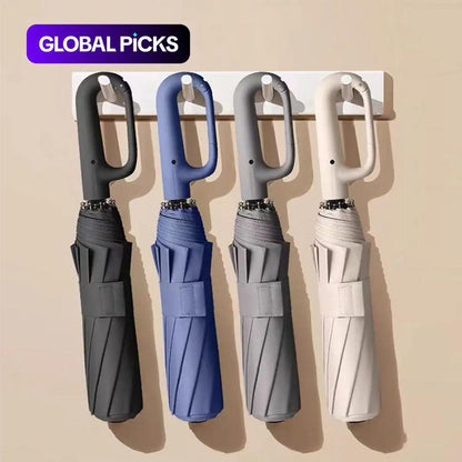 ☂️ 50% DE RÉDUCTION! 🏆 Parapluie pliant automatique – Coupe-vent, imperméable & compact ✨
