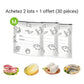 🥢Sac de Conservation en Aluminium Reutilisable et Fermable🌍Parfait pour Stocker et Protéger Vos Aliments!
