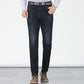 😎Nouvelle Arrivée👖Jean Homme Taille Haute Élastique Coupe Droite