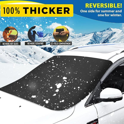🎁 Nouveautés 2026 : 50 % de réduction 💥🛡️ Housse magnétique anti-neige améliorée pour pare-brise de voiture 2026 ❄️🛡️2026 Upgraded Car Windshield Magnetic Snow Cover❄️