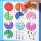 🧩 50% DE RÉDUCTION ! 🎨 Puzzle magnétique de fractions pour enfants – Développe la motricité fine, coloré & sûr – Parfait pour apprendre en jouant à la maison ✨