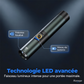 📢📢50% DE RÉDUCTION !! ⏰Lampe torche tactique ultra-lumineuse avec fonction zoom