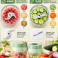 🥒 PROMO FLASH : 50% DE RÉDUCTION ! Hachoir et Coupe-Légumes Électrique 4-en-1 Sans Fil Rechargeable USB, Tranchage Direct en Poêle & Bol Mixeur 250 ml for une Préparation Culinaire Express et Sans Effort ✨