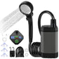 Douche de Camping Portable avec Pompe Rechargeable
