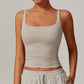 👗🌸 Débardeur court à encolure carrée pour femme – 50% DE RÉDUCTION ! Encolure carrée élégante, coupe courte, style polyvalent – parfait avec des jeans et jupes taille haute. 🔥☀️