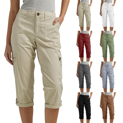 🩳 50% DE RÉDUCTION ! 🔥 Short Décontracté Multi-Poches Haute Élasticité – Tissu Respirant & Léger – Idéal pour le Sport, les Voyages ou le Quotidien 🌿💪✨
