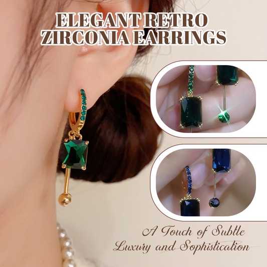 💎 PROMO LIMITÉE 50% DE RÉDUCTION ! ✨ Boucles d'Oreilles Vintage Clip Diamants Synthétiques – Géométriques, Pendentif, Clip ✨