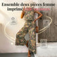Ensemble femme imprimé : débardeur et pantalon large