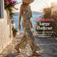 Ensemble femme imprimé : débardeur et pantalon large