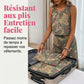 Ensemble femme imprimé : débardeur et pantalon large