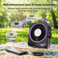 Ventilateur Portable de Bureau et Mural avec Écran LED
