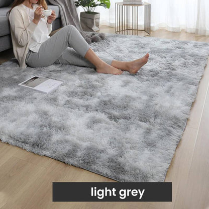 📢📢50 % DE RÉDUCTION ! Tapis de sol en peluche aux couleurs dégradées – Ultra-doux, antidérapant et lavable en machine, idéal pour la chambre, la chambre d'enfant et le salon ! 🌈🛋️