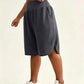 👩‍🦱🩳 Short Bermuda Taille Haute Grande Taille – coupe ample, jambe fendue, poches. -50% ! 🔥