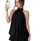 👗🌊 PROMO FLASH -50% ! Robe Bretelles Légère & Fluide – Effet Portefeuille, Ourlet Évasé, Dos Nu, 8 Coloris, Tailles S-2XL, Idéale Soirées & Plage ✨