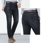 😎Nouvelle Arrivée👖Jean Homme Taille Haute Élastique Coupe Droite