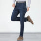 😎Nouvelle Arrivée👖Jean Homme Taille Haute Élastique Coupe Droite