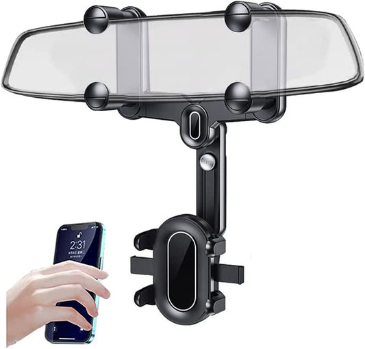 Support Téléphone Voiture Rotatif et Rétractable