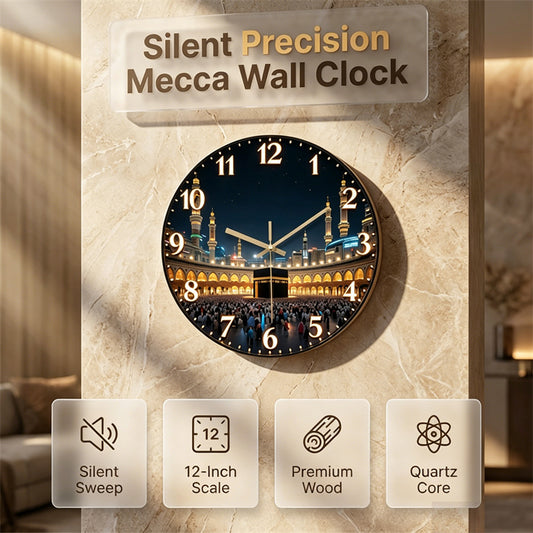 🎁Nouveautés 2026 50% OFF💥Horloge Murale Silencieuse en Bois Créative