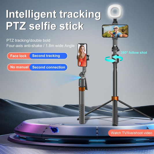 ⏳Offre spéciale à durée limitée ⏰ Perche à selfie PTZ intelligente avec, 180 cm