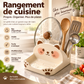 📢📢50% DE RÉDUCTION !! ⏰ Jolis porte-couvercles en forme de chat, fabriqués dans un matériau imitant la céramique