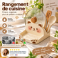 📢📢50% DE RÉDUCTION !! ⏰ Jolis porte-couvercles en forme de chat, fabriqués dans un matériau imitant la céramique