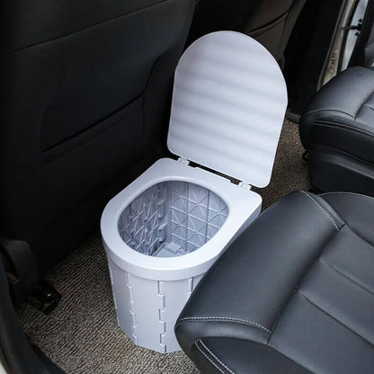 📢📢50 % DE RÉDUCTION !! ⏰Toilettes pliantes d'extérieur portables – Capacité de 300 lb, anti-odeurs, polyvalentes
