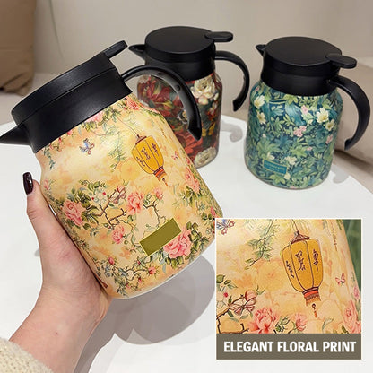 ⏳Offre Limitée⏰Théière Isotherme avec Filtre – Infusez librement vos feuilles entières – Garde la chaleur des heures, verse parfaitement – votre moment de sérénité 🍂☕