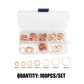 📀 Kit d'assortiment de rondelles plates en cuivre, 100/200 pièces (50 % de réduction)