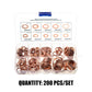 📀 Kit d'assortiment de rondelles plates en cuivre, 100/200 pièces (50 % de réduction)