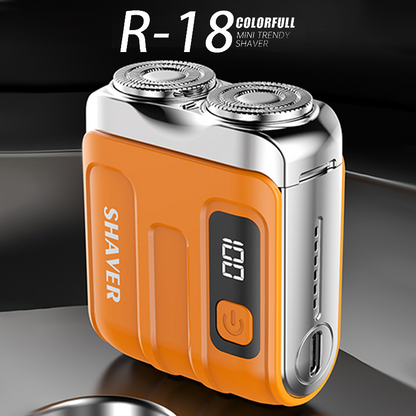 🪒✨ PROMO -50% ! Mini Rasoir Électrique Portable Homme – Détection IA Densité Barbe, Moteur Haute Vitesse, Tête Magnétique 1 Touche, Charge 1h = 60min · 5 Coloris · LED Intelligent 💥
