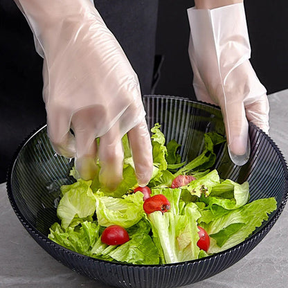 📢📢50 % DE RÉDUCTION !! ⏰ Gants jetables transparents – Alimentaires, épais & résistants – Hygiène garantie ✨