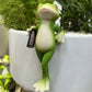 🐸🍃 OFFRE LIMITÉE 50% DE RÉDUCTION! Figurines de Grenouilles en Bouleau Faites à la Main – Collection Elfes de la Forêt, Texture Naturelle, Charme Rustique – Parfaites pour Décorer Jardin, Étagère ou Bureau 🌲