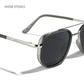 ✨Vente Flash -50%🥰Lunettes de Soleil Polarisées à Double Pont Géométrique – Style Audacieux, Clarté Absolue! 🕶️