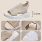 ⏳Time-Limited Special⏰Women’s Casual Breathable Hollow Knitted Platform Sandals