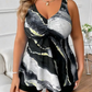 Ensemble de maillot de bain imprimé grande taille pour femme