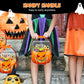 🎃👻 Sacs transparents citrouille – Contenu visible, thème Halloween, parfaits pour les distributions en classe, les fêtes d’anniversaire et la récolte de friandises, l’accessoire qui fait toujours son petit effet 🍭🎉