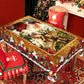 ⏳ 50% DE RÉDUCTION! ⏰ Nappe de Noël Lavable en Machine - Motifs Festifs, Polyester Résistant, Adaptée aux Tables Rondes et Rectangulaires 🎄🍽️