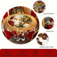 ⏳ 50% DE RÉDUCTION! ⏰ Nappe de Noël Lavable en Machine - Motifs Festifs, Polyester Résistant, Adaptée aux Tables Rondes et Rectangulaires 🎄🍽️