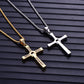 ✝️ 50% DE RÉDUCTION ✨ Collier croix – Fini argenté, délicat & intemporel – Parfait pour un look spirituel ou élégant au quotidien – léger, discret et lumineux 💫🕊️💛