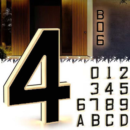 💎 50% DE RÉDUCTION – TEMPS LIMITÉ ! 💎 Plaques Numéro LED Étanches Extérieur – IP44, 12V, Installation Rapide & Personnalisable pour Maison ou Commerce 🏡💡