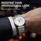 📢📢50 % DE RÉDUCTION !! ⏰  Montre à Quartz pour Homme – Cadran Lumineux, Étanche & Style Classique 🔦