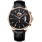 📢📢50 % DE RÉDUCTION !! ⏰  Montre à Quartz pour Homme – Cadran Lumineux, Étanche & Style Classique 🔦